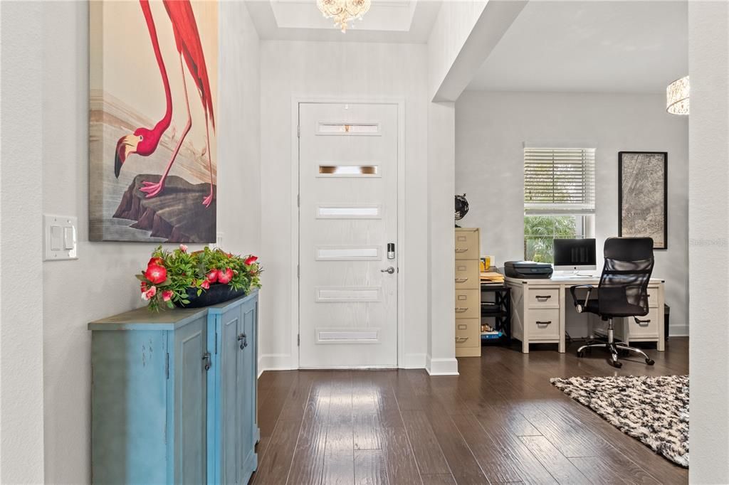Home Office, Interior, Wood Texture Flooring