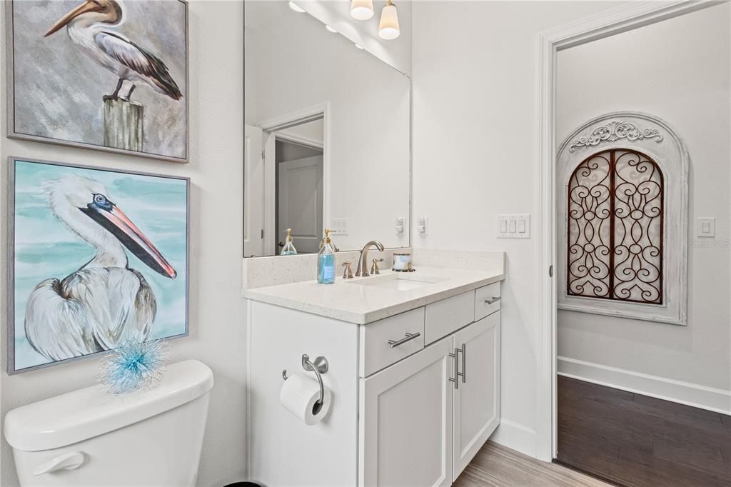 Bathroom, Interior, Wood Texture Flooring