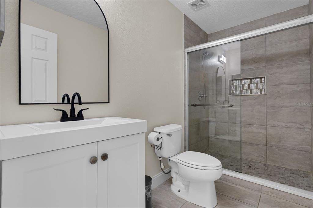 Bathroom, Glass Shower, Interior