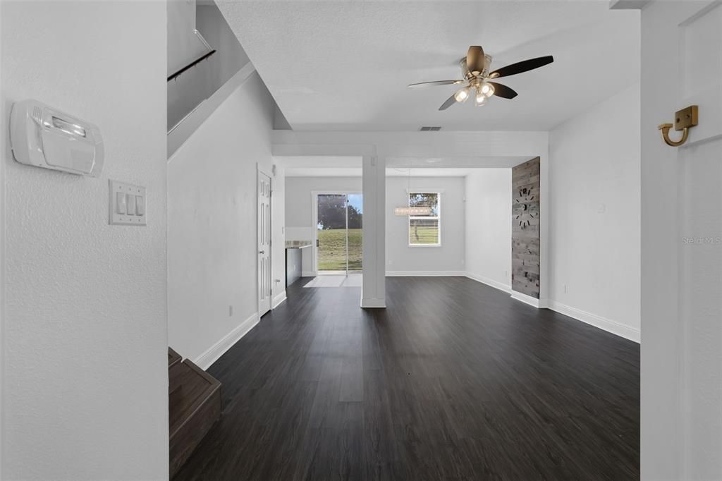 Empty room, Interior, Wood Texture Flooring