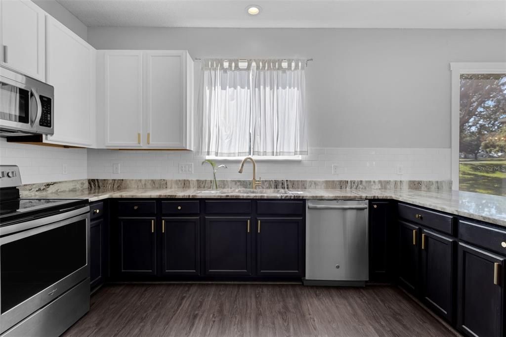 Interior, Kitchen, Wood Texture Flooring