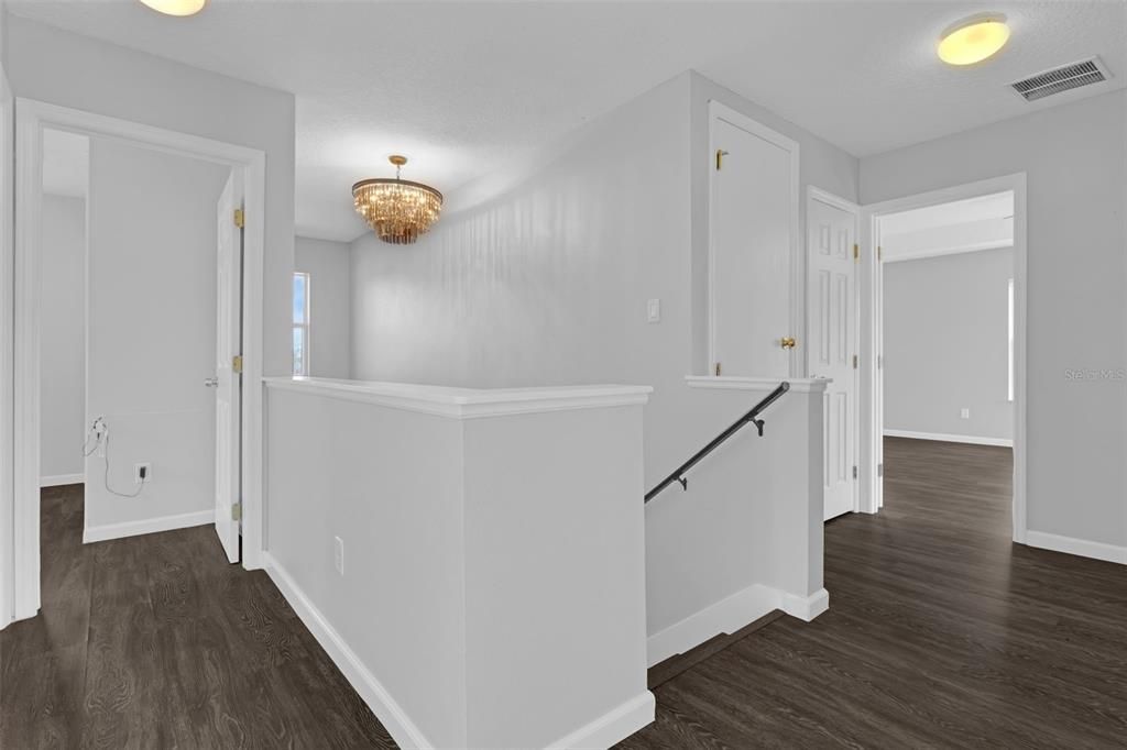 Chandelier, Interior, Wood Texture Flooring