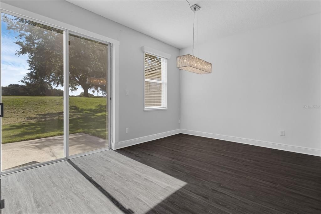 Empty room, Interior, Pendant Lights, Wood Texture Flooring