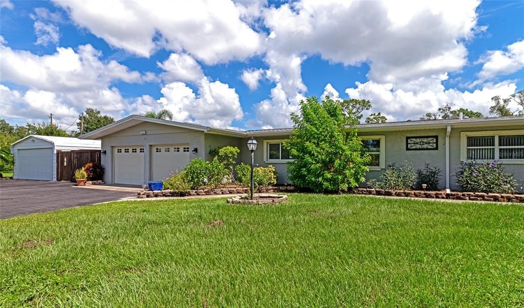 Backyard, Detached Garage, Exterior