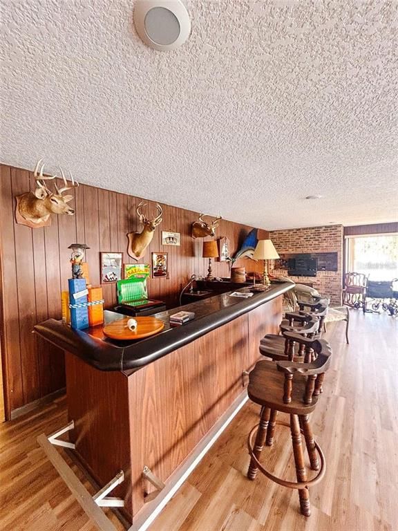 Interior, Stone Walls, Wood Texture Flooring, Wooden Walls