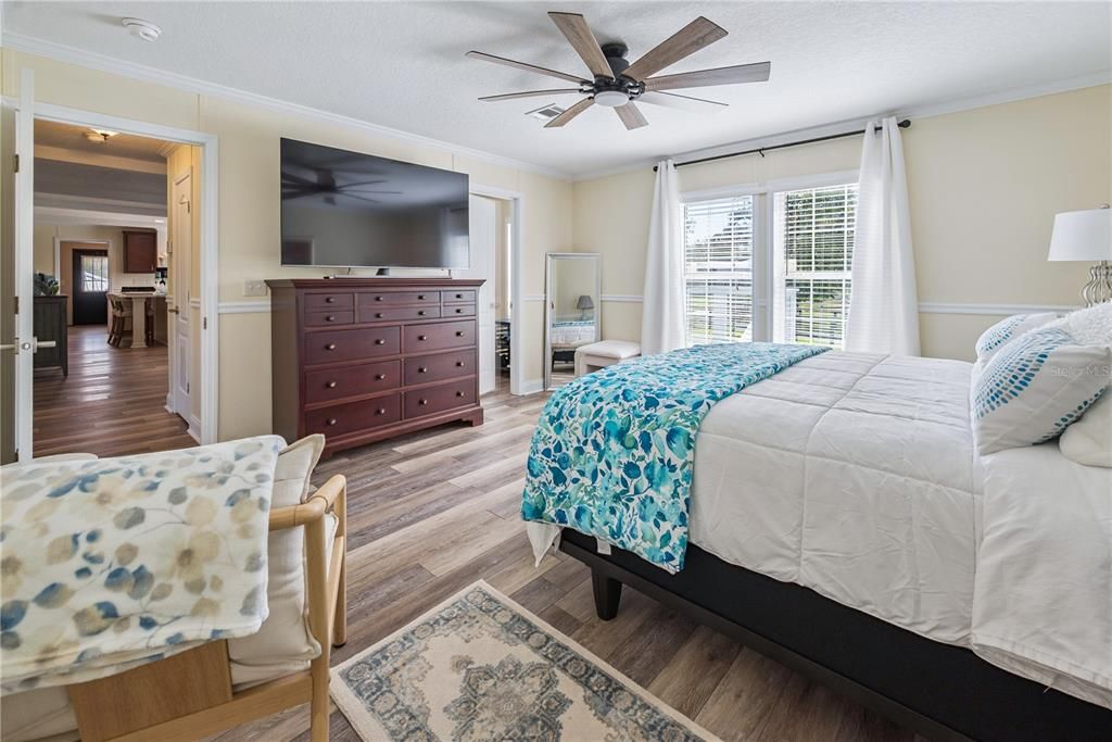Bedroom, Interior, Wood Texture Flooring