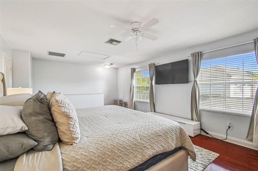 Bedroom, Interior, Wood Texture Flooring