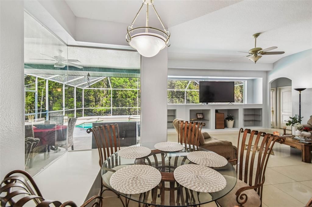 Dining room, Interior, Pool, Sun Room