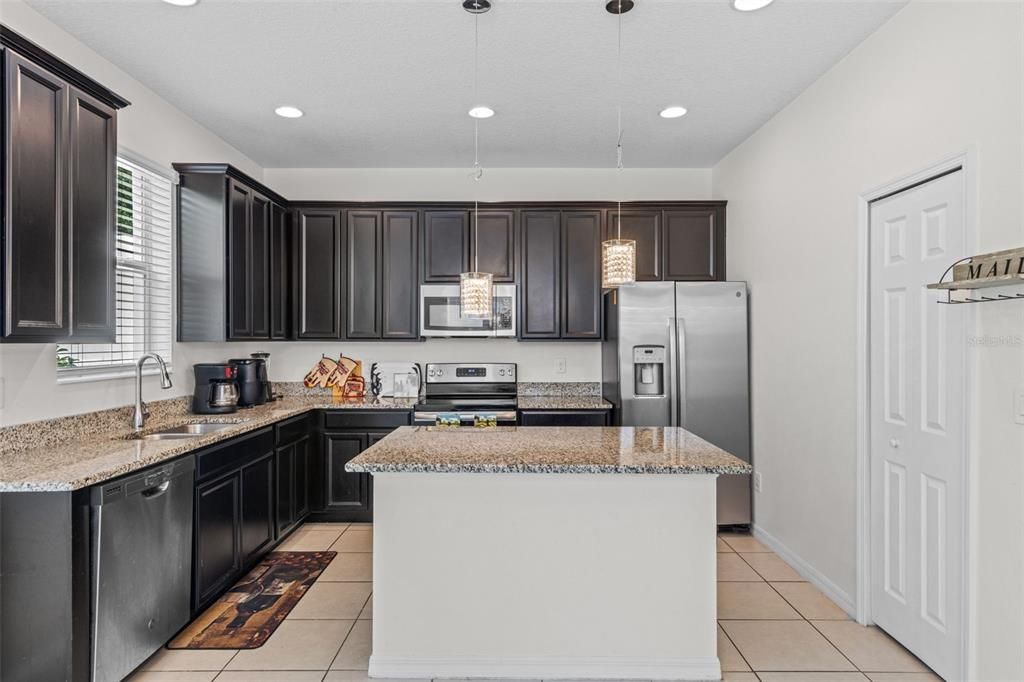 Interior, Kitchen, Pendant Lights, Recessed Lighting