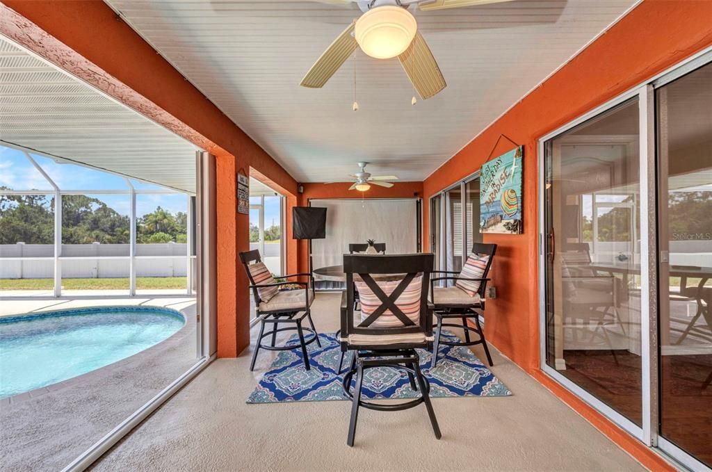 Dining room, Glass Ceilings, Interior, Pool, Sun Room