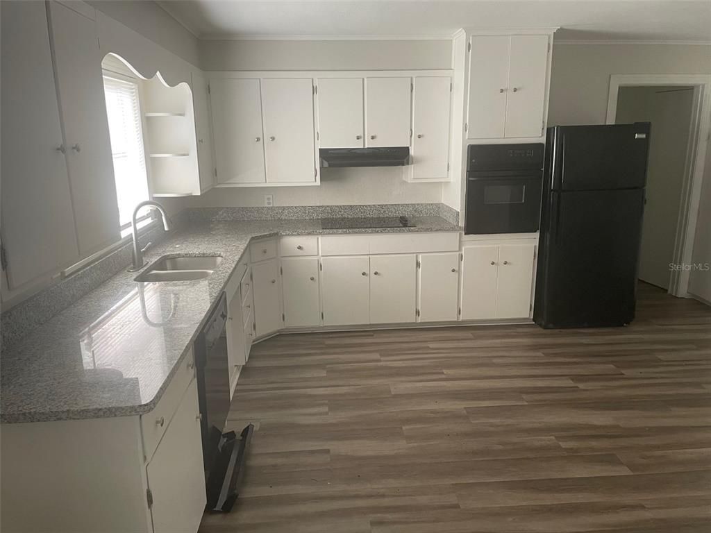 Interior, Kitchen, Wood Texture Flooring