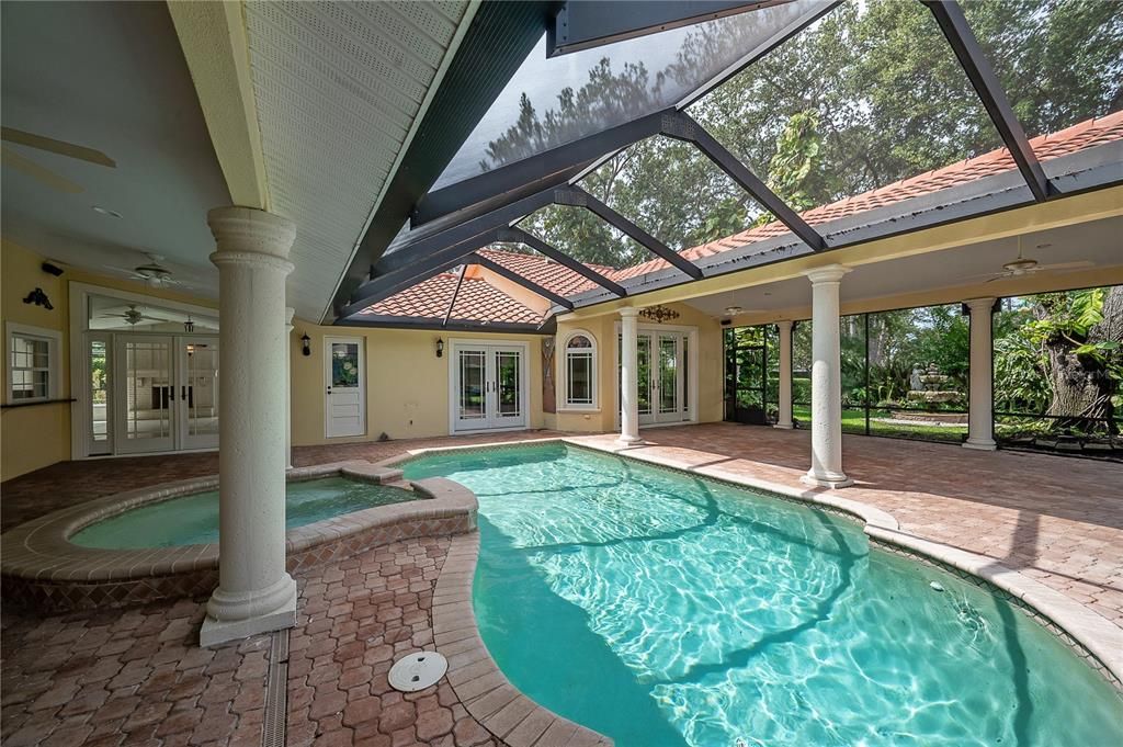 Glass Ceilings, Interior, Pool, Sun Room