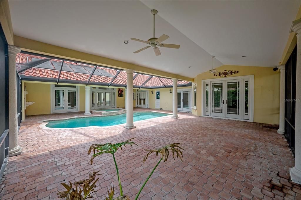 Glass Ceilings, Interior, Pool, Sun Room