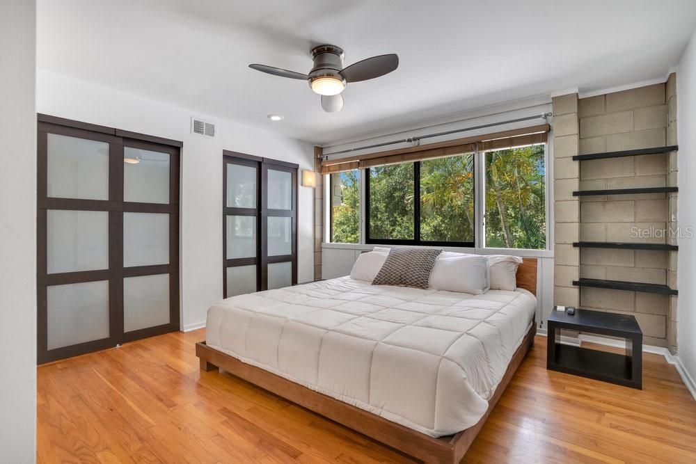 Bedroom, Interior, Wood Texture Flooring