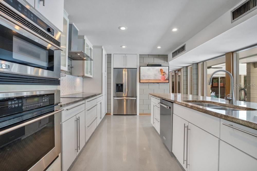 Interior, Kitchen, Recessed Lighting, Stainless Steel Appliances