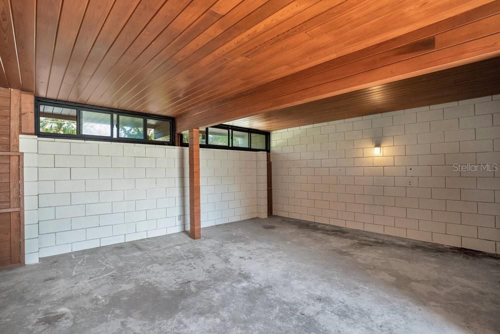 Empty room, Interior, Stone Walls, Wooden Ceilings