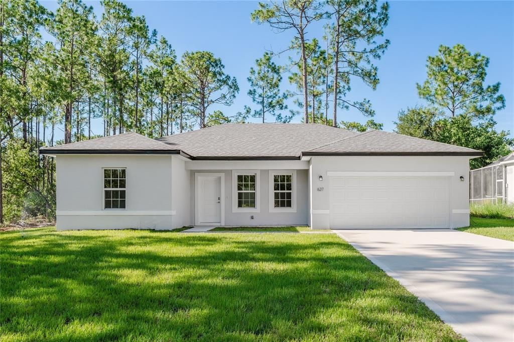 Attached, Backyard, Exterior, Facade, Ranch