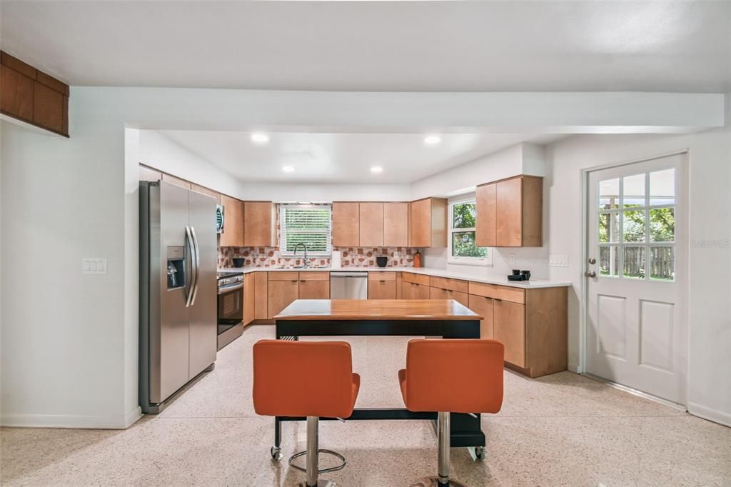 Interior, Kitchen, Recessed Lighting, Stainless Steel Appliances