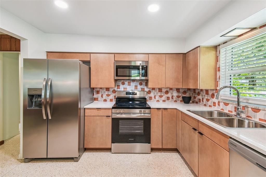 Interior, Kitchen, Recessed Lighting, Stainless Steel Appliances