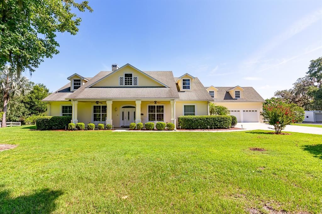 Attached, Backyard, Exterior, Facade, Farmhouse