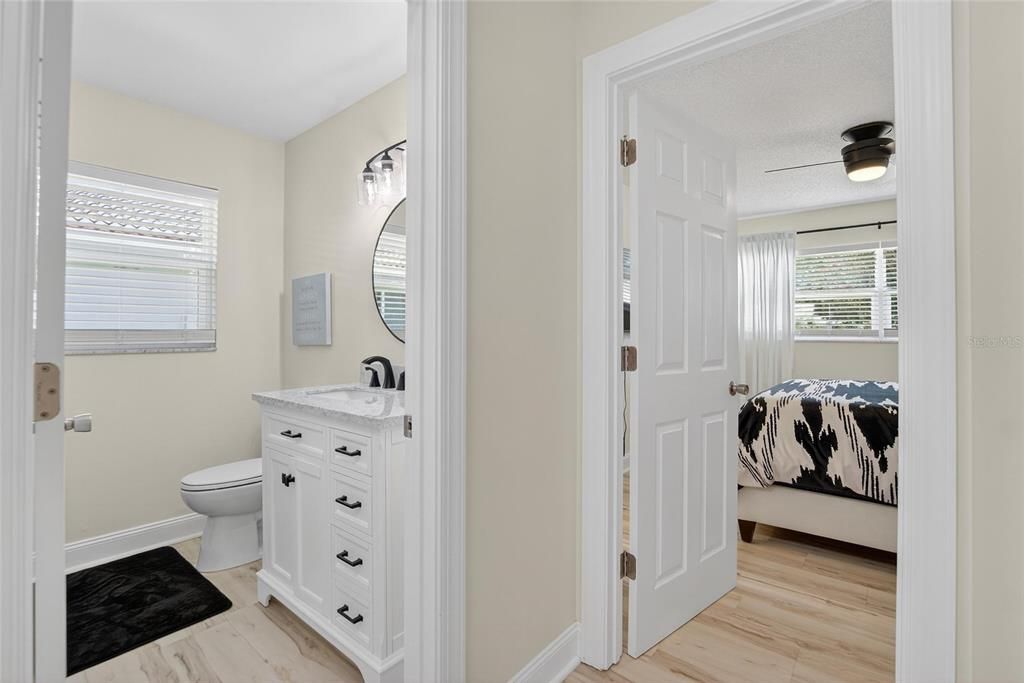 Bathroom, Interior, Wood Texture Flooring