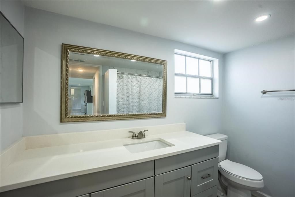 Bathroom, Interior, Recessed Lighting