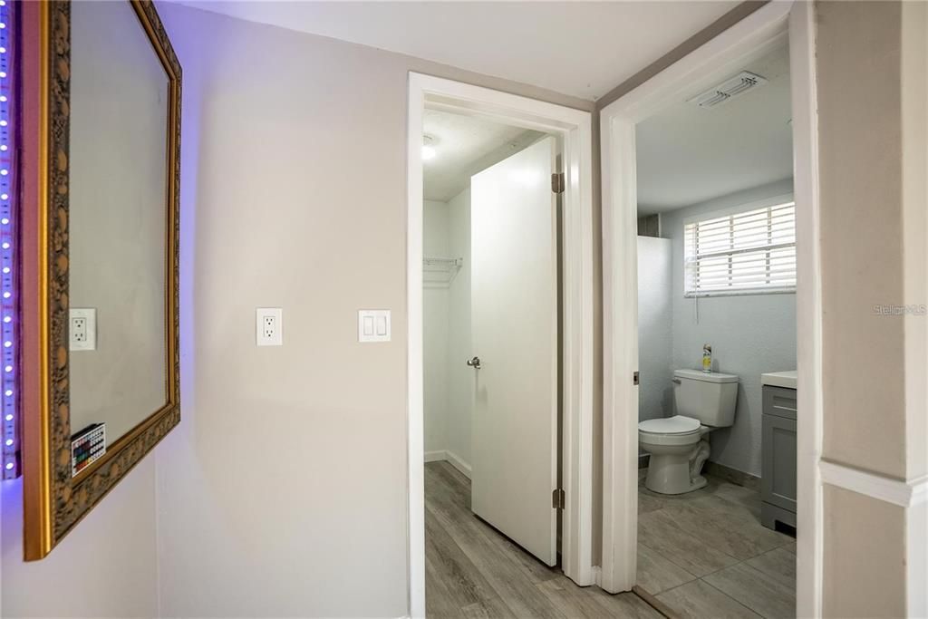 Bathroom, Interior, Wood Texture Flooring