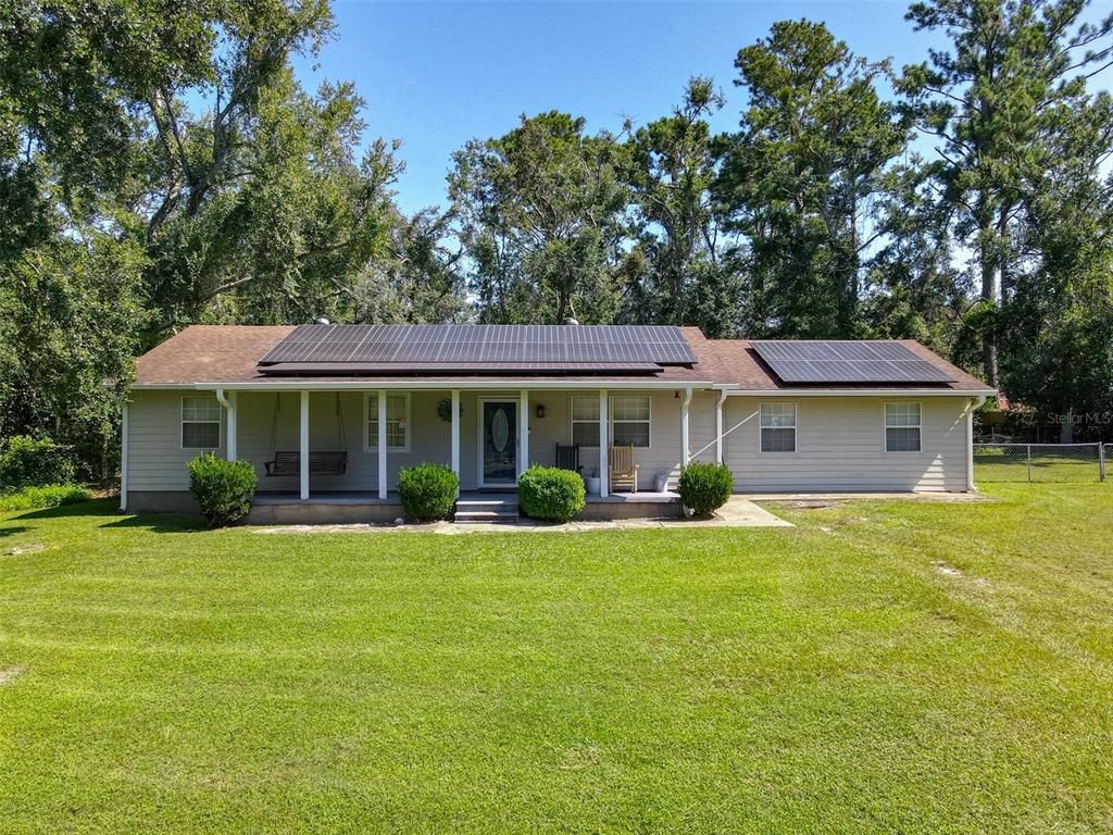 Backyard, Exterior, Solar Panels