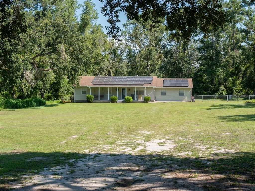 Backyard, Exterior, Solar Panels