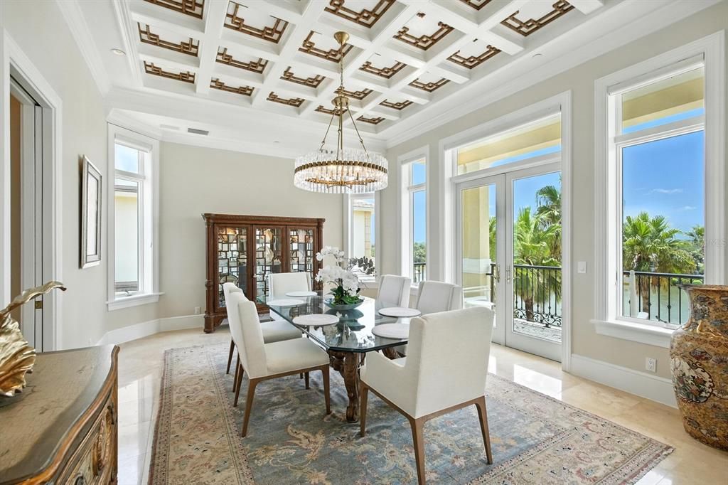 Chandelier, Dining room, Interior, Pendant Lights
