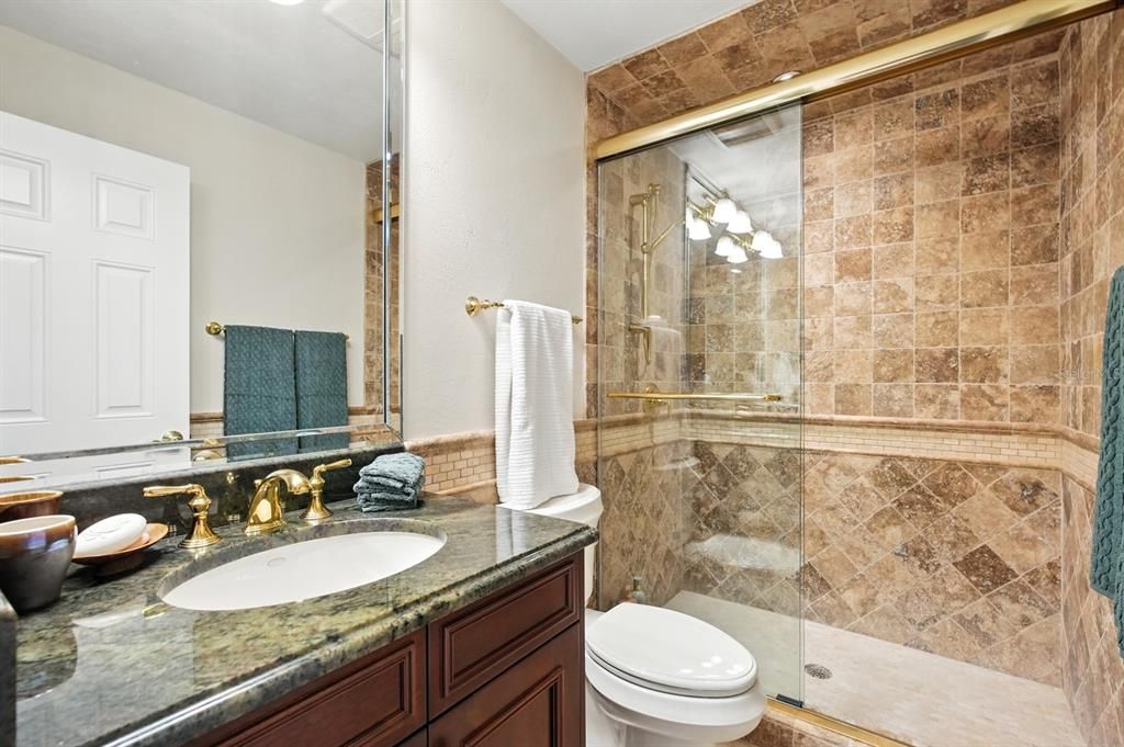 Bathroom, Glass Shower, Interior