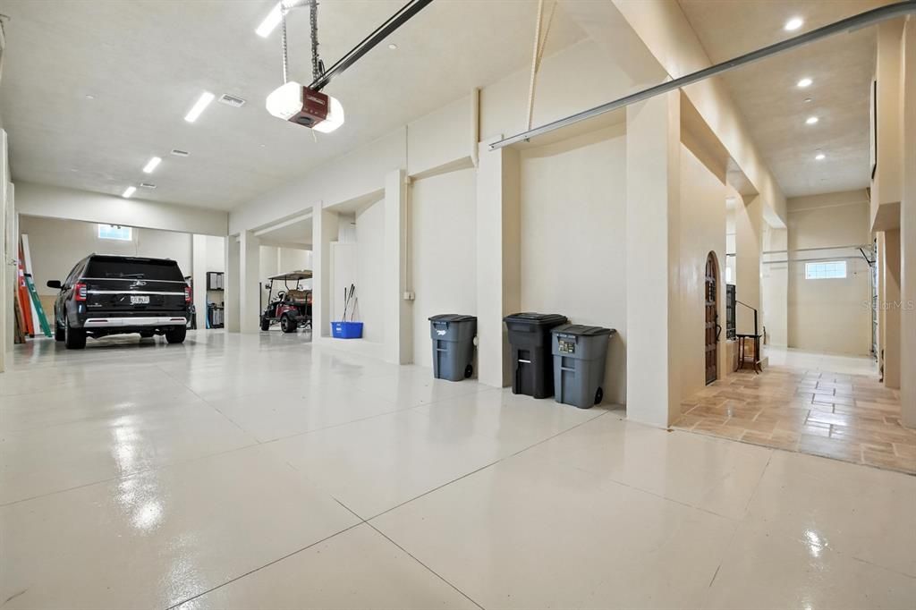 Garage, Interior, Recessed Lighting