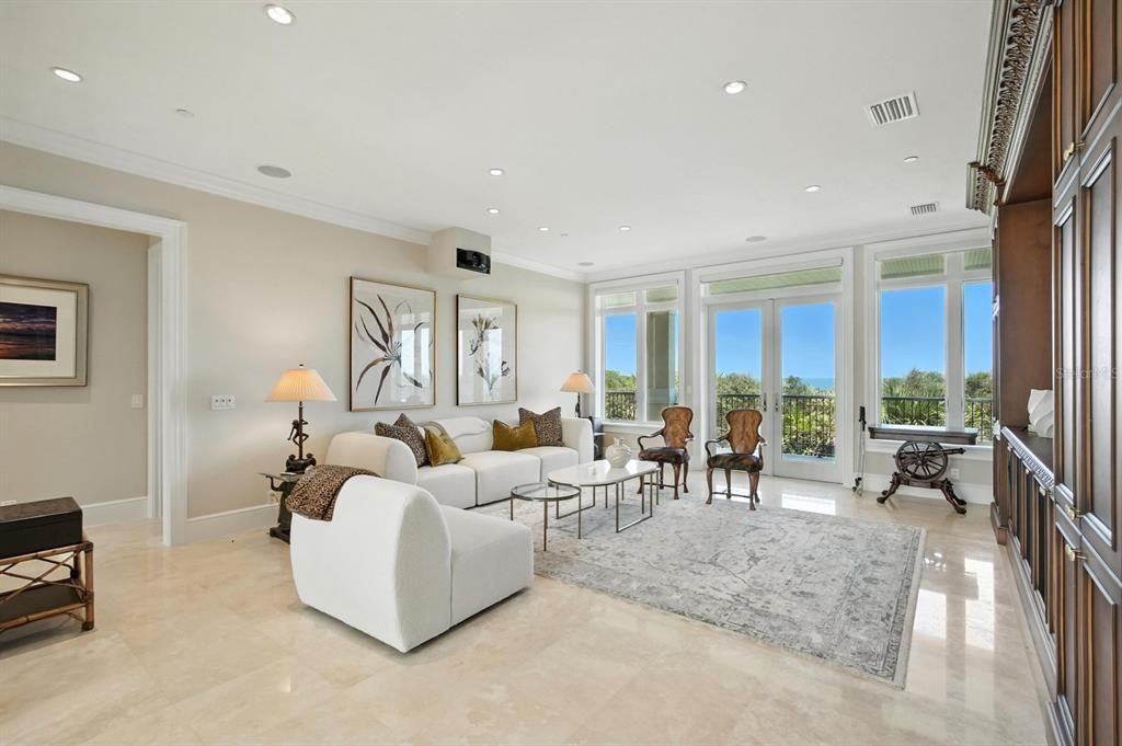 Interior, Living room, Recessed Lighting