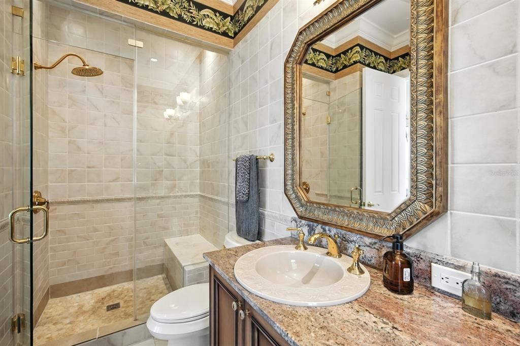 Bathroom, Glass Shower, Interior