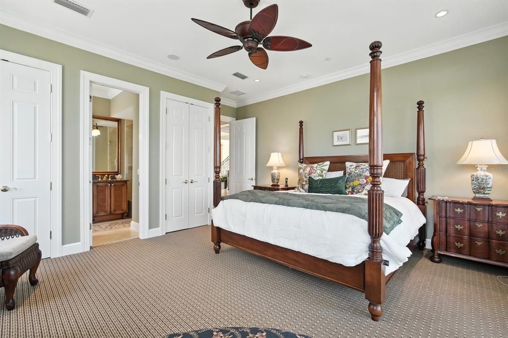 Bedroom, Interior, Recessed Lighting