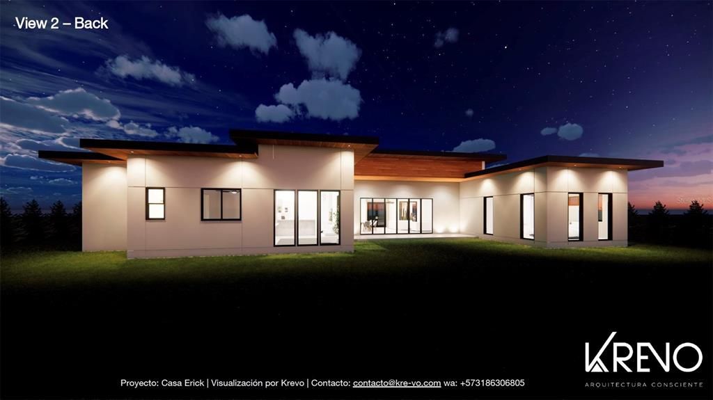 Backyard, Exterior, Facade, Modern