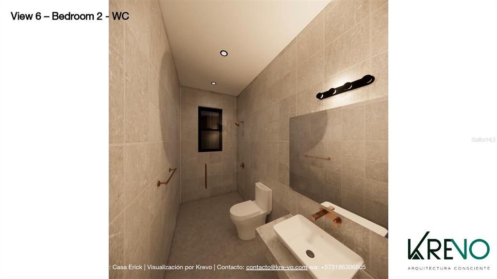 Bathroom, Interior, Recessed Lighting