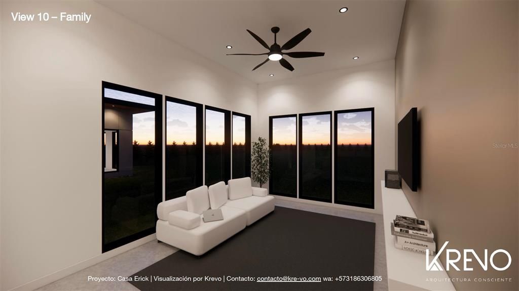 Interior, Recessed Lighting, Water