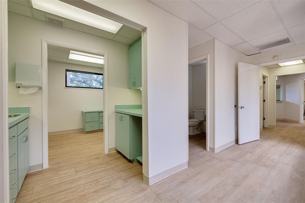 Bathroom, Interior, Wood Texture Flooring