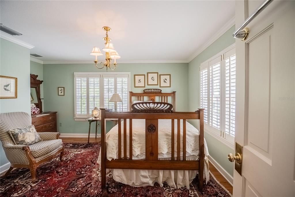 Bedroom, Chandelier, Interior