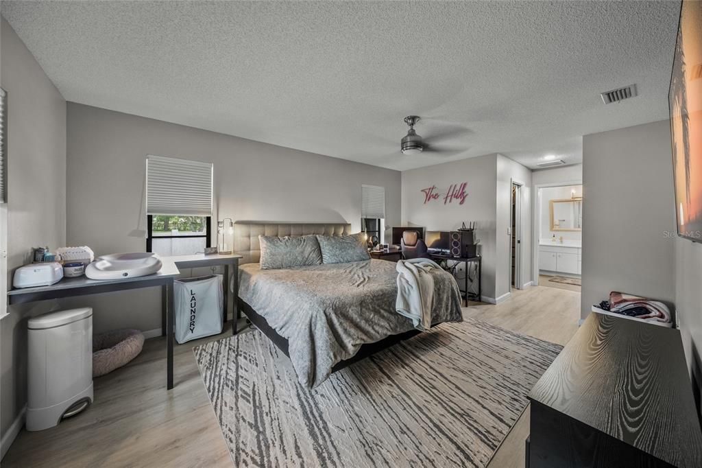 Bedroom, Interior, Wood Texture Flooring