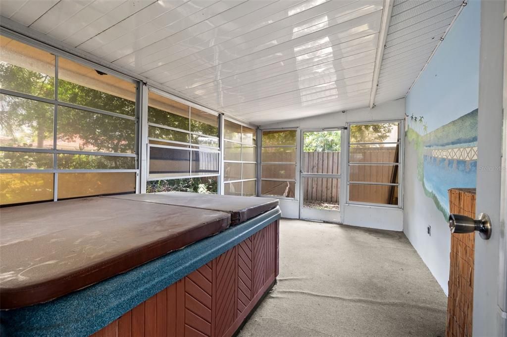 Hot Tub, Interior, Sun Room