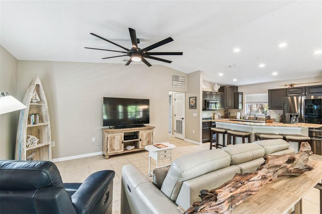 Interior, Kitchen, Living room, Recessed Lighting, Stainless Steel Appliances