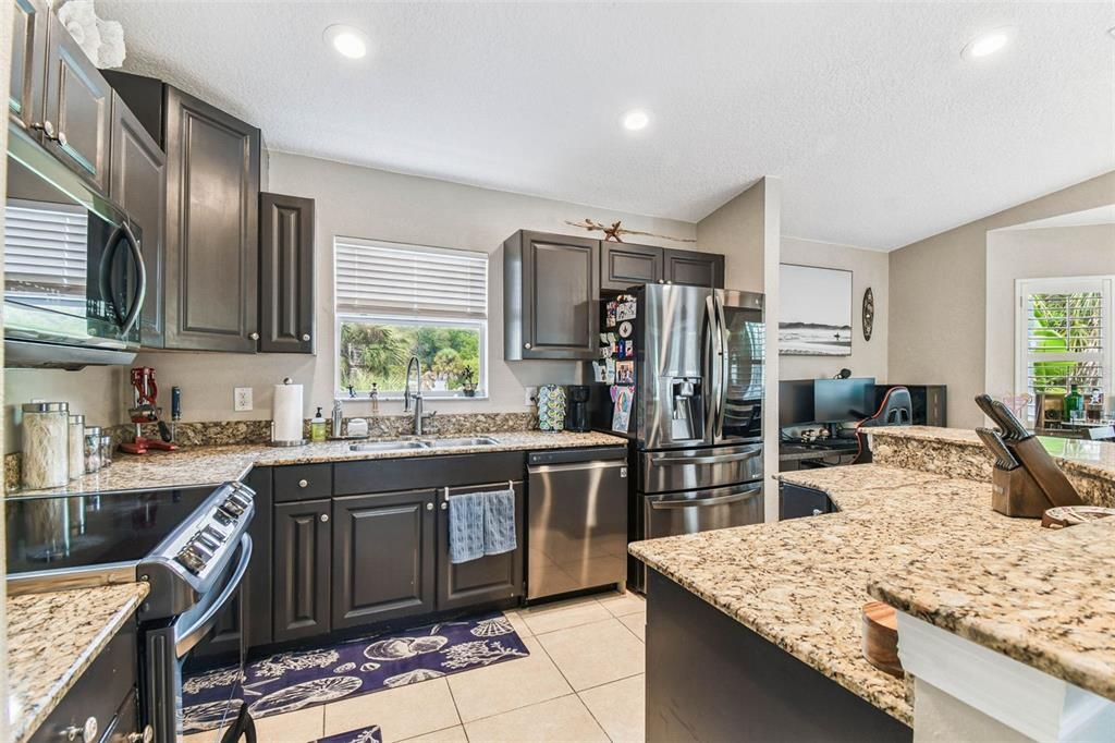Interior, Kitchen, Recessed Lighting, Stainless Steel Appliances