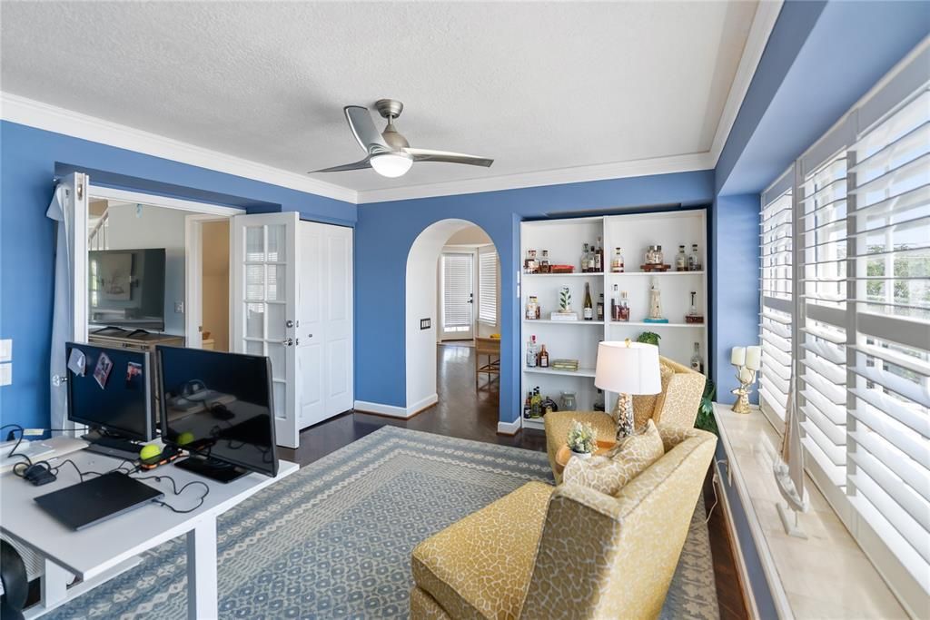 Home Office, Interior, Wood Texture Flooring