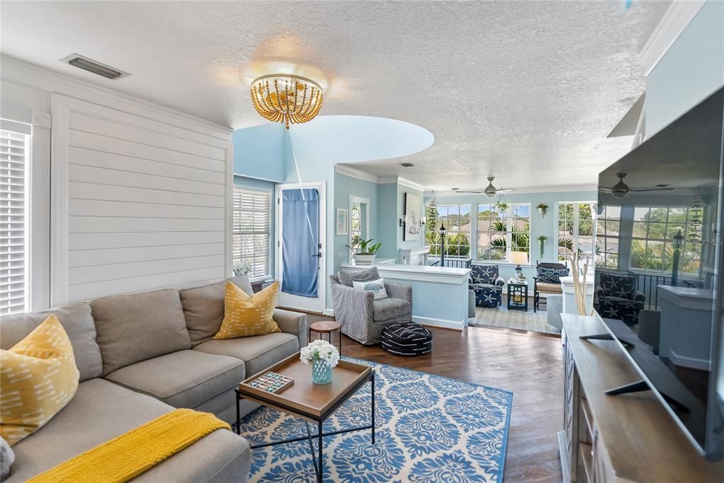 Chandelier, Interior, Living room, Piano, Wood Texture Flooring