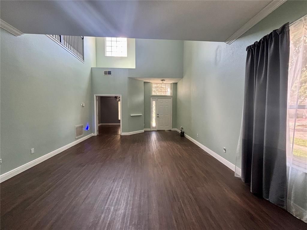 Empty room, Interior, Wood Texture Flooring