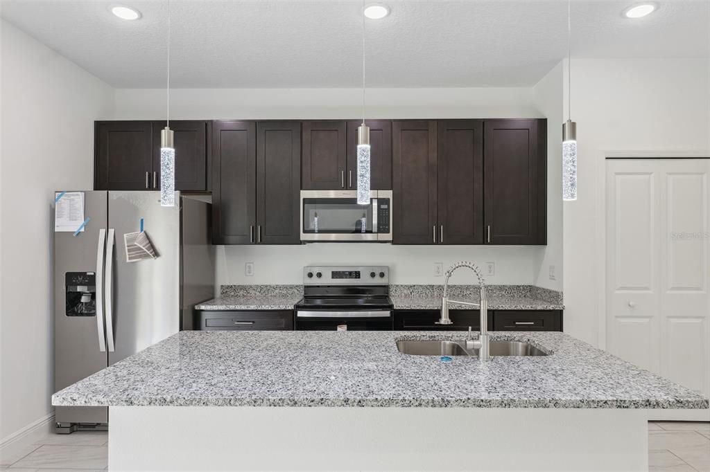 Interior, Kitchen, Pendant Lights, Recessed Lighting