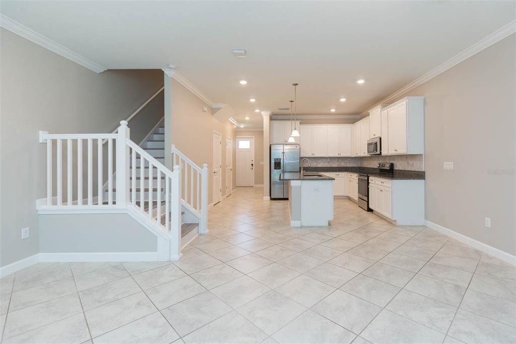 Interior, Kitchen, Pendant Lights, Recessed Lighting