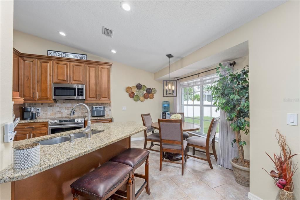 Dining room, Interior, Kitchen, Pendant Lights, Recessed Lighting